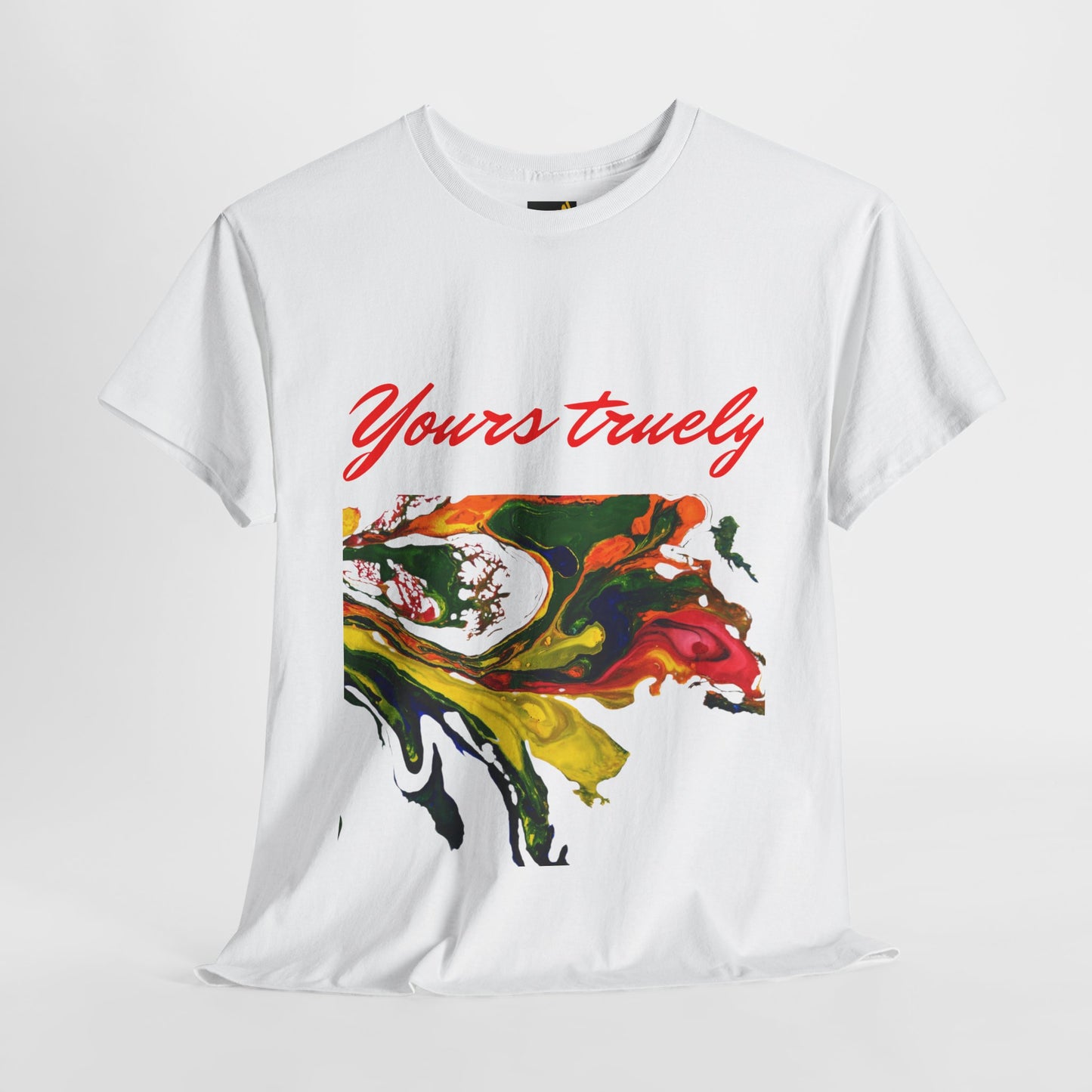 "Yours Truely" – Abstract Art Women’s Tee