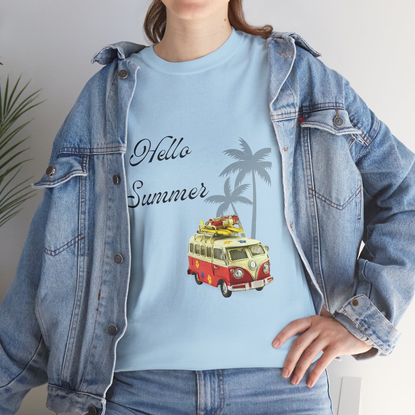 Hello Summer Unisex Heavy Cotton Tee
