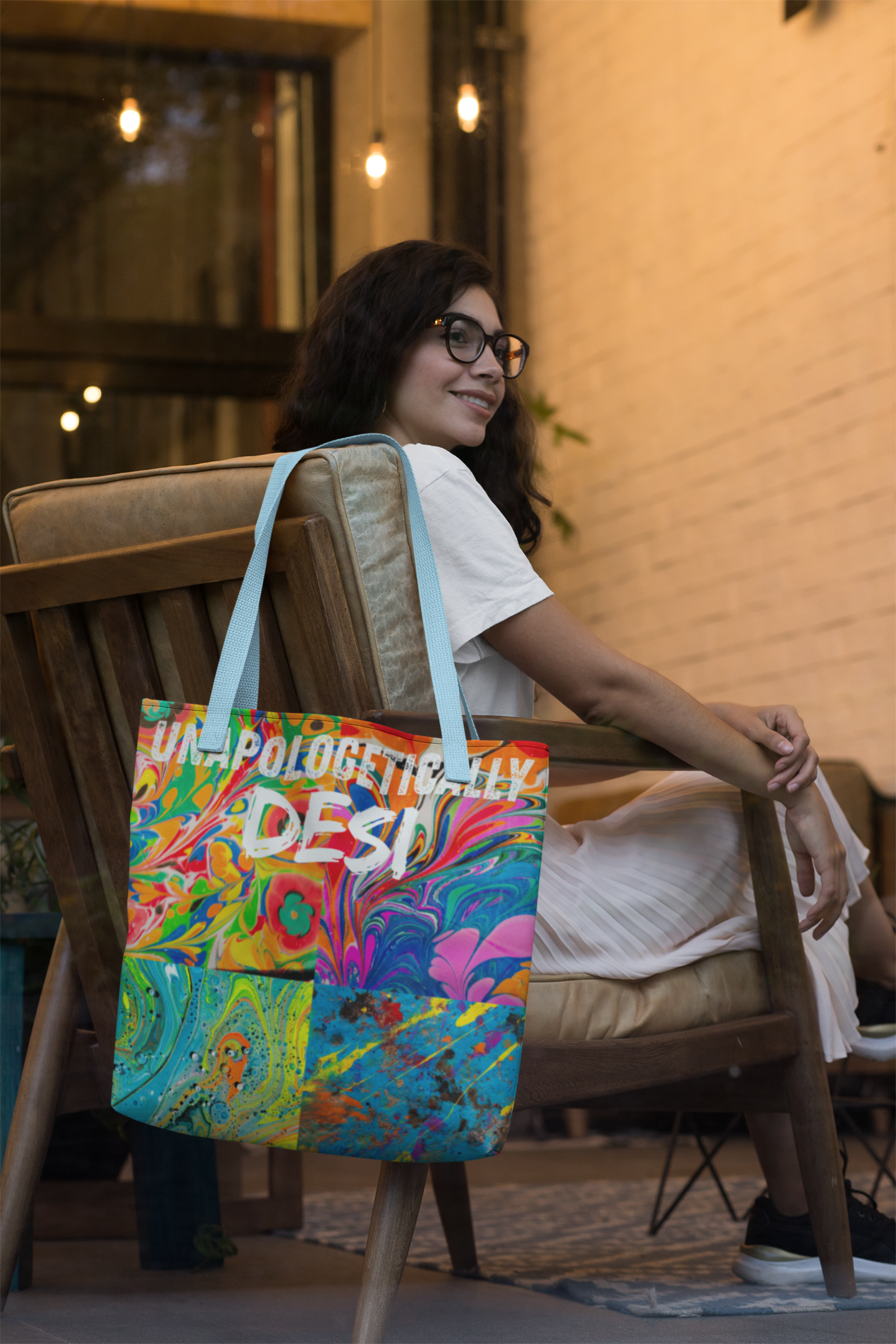 Unapologetically Desi: Bold Art Tote