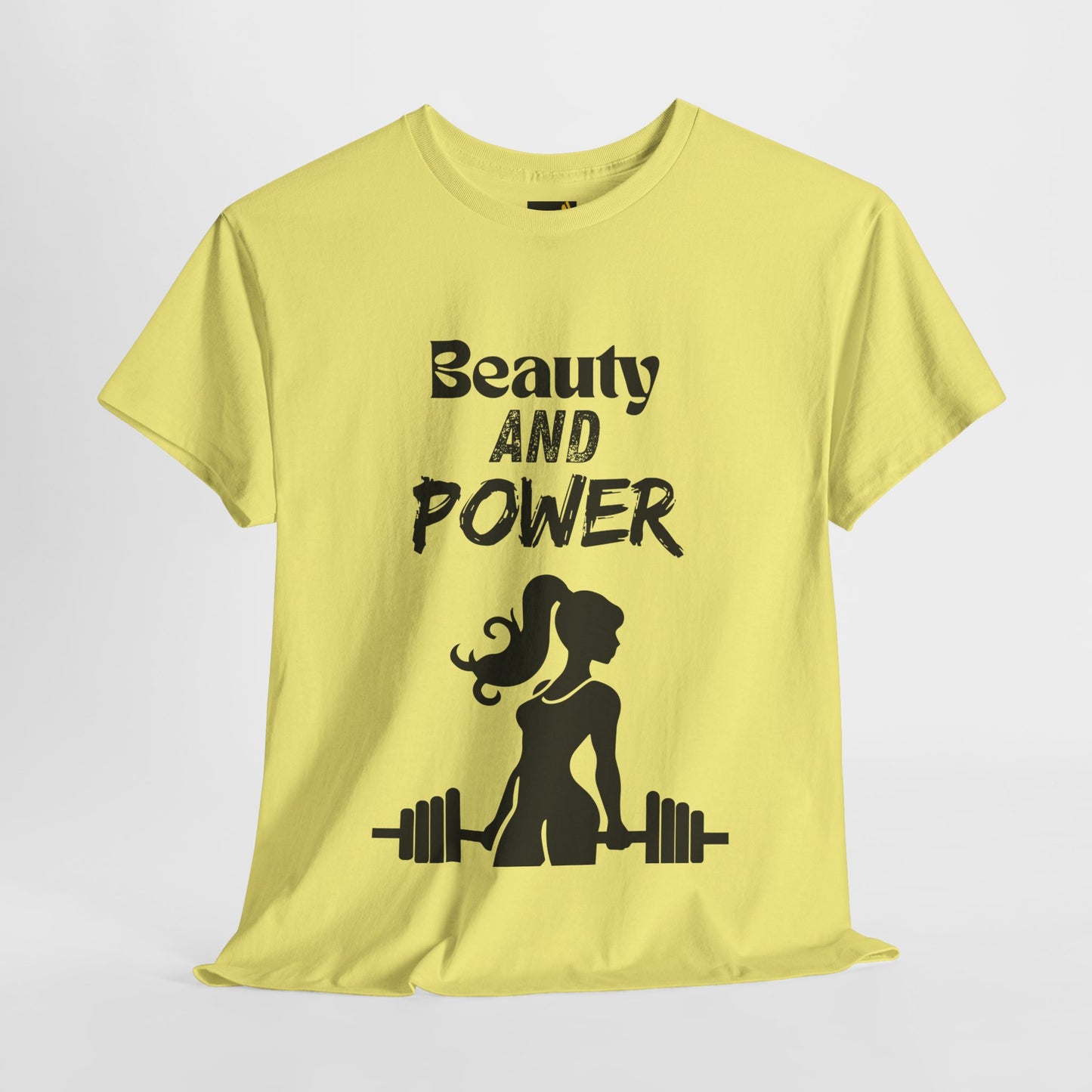Beauty and Power Premium Women Heavy Cotton Tee beach t shirt