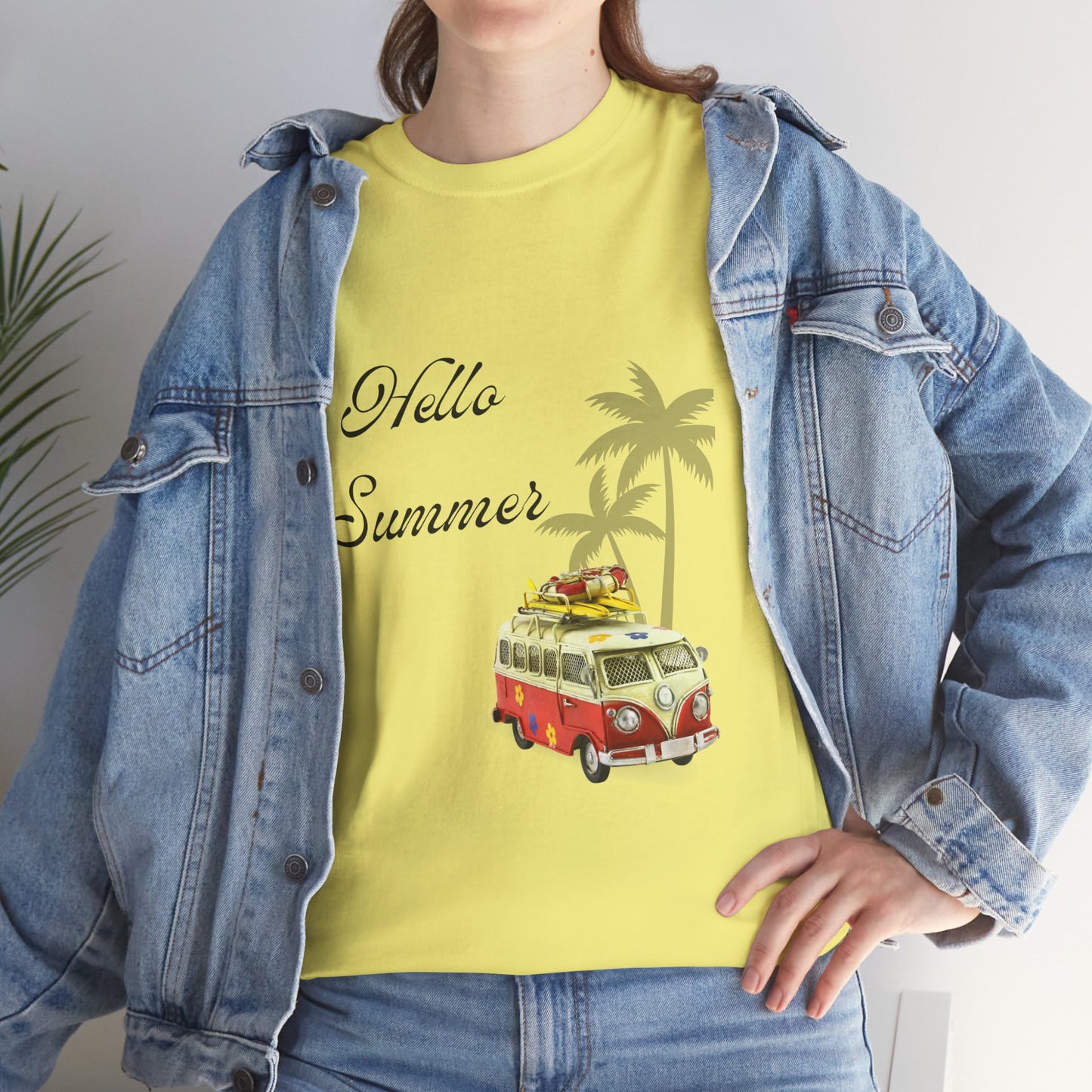 Hello Summer Unisex Heavy Cotton Tee
