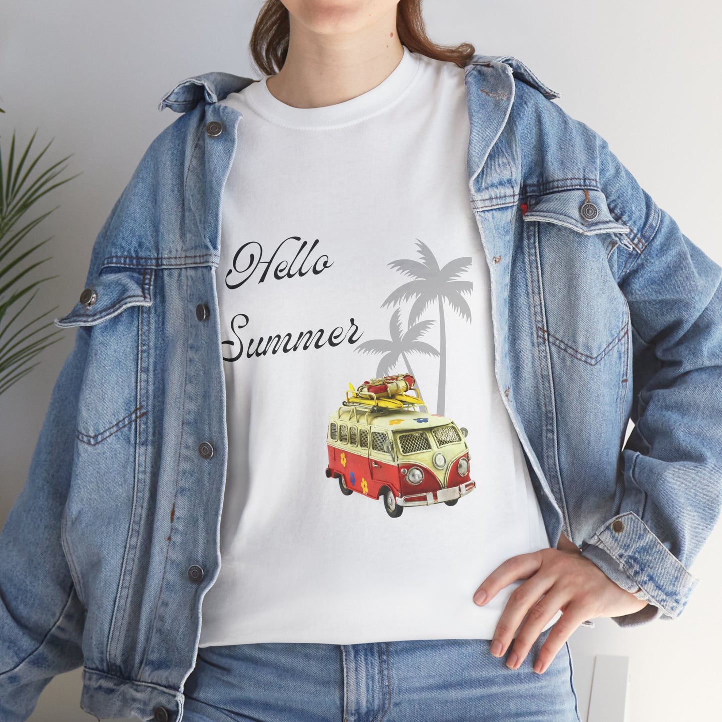 Hello Summer Unisex Heavy Cotton Tee