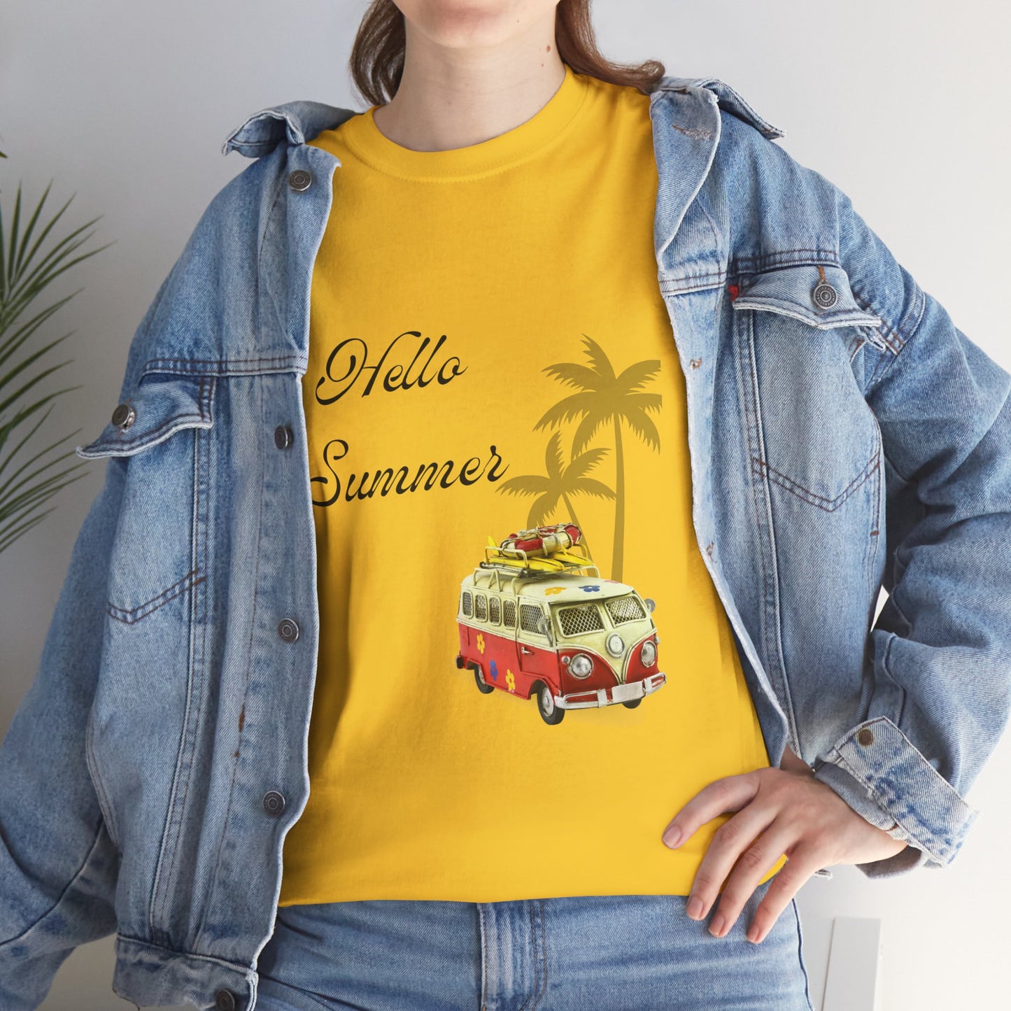 Hello Summer Unisex Heavy Cotton Tee