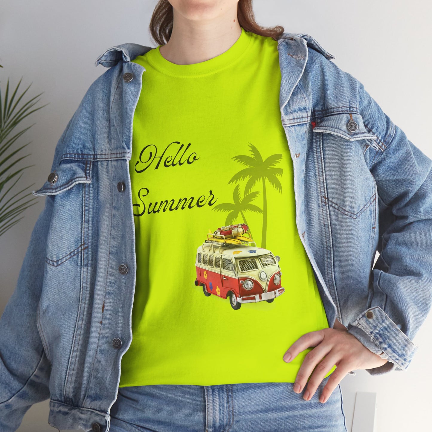 Hello Summer Unisex Heavy Cotton Tee