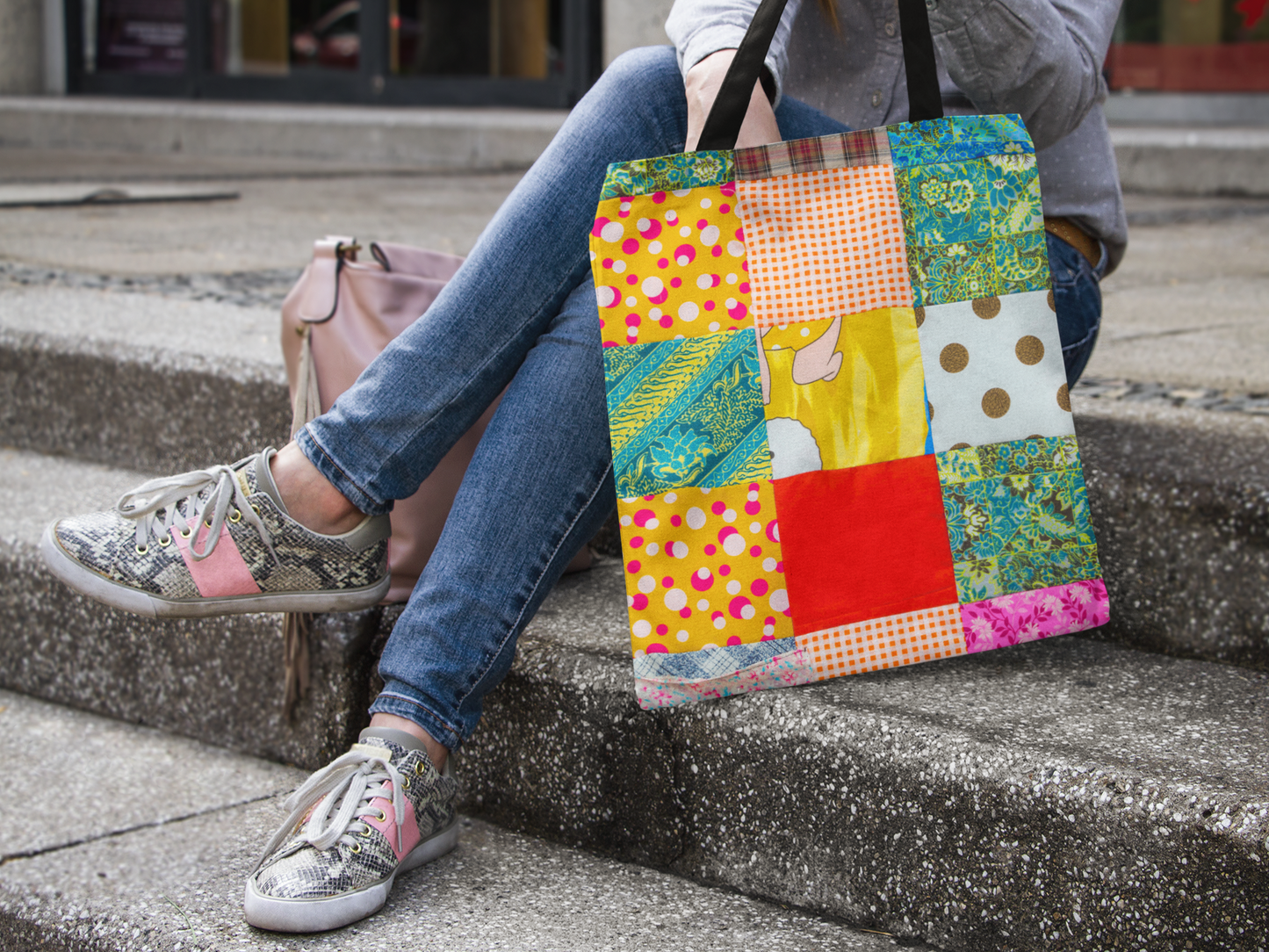 Desi Mosaic: Cultural Canvas Tote