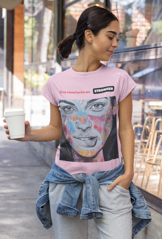 "Stronger" – Painted Emotion Women’s Tee