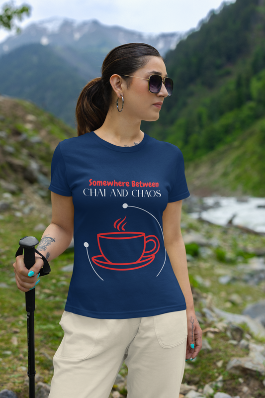 Chai & Chaos Tee (Women)- Dark