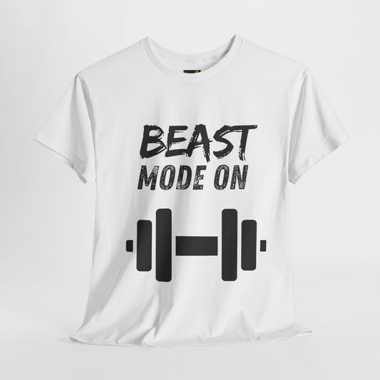 Beast Mode On Premium Men's Heavy Cotton Tee beach t shirt